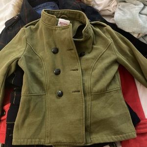 Army green jacket mission